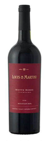 Louis M Martini, Monte Rosso, Mountain Red, Sonoma County, 2018