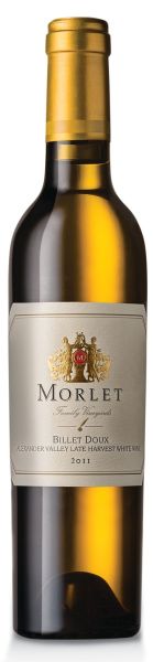 Morlet, Billet Doux Late Harvest, Semillion, Alexander Valley, 2013, Half-Bottle
